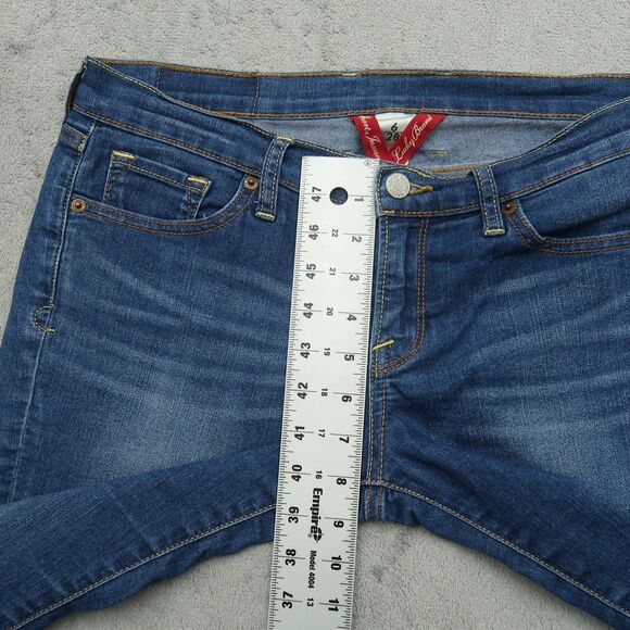 Lucky Brand Jeans Womens Size 6 Short Blue Low-Rise Charlie Baby Boot 30" Inseam - Picture 8 of 16